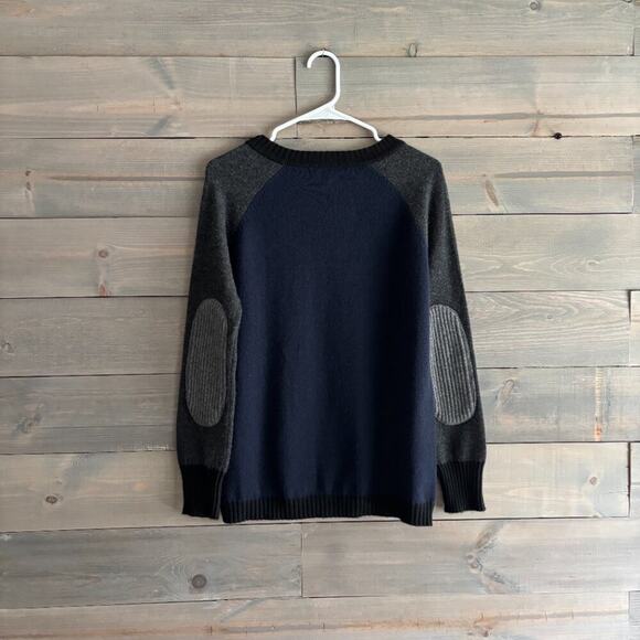 THE KEPT | Men's Colorblock Cashmere Sweater Size Small - Picture 4 of 7